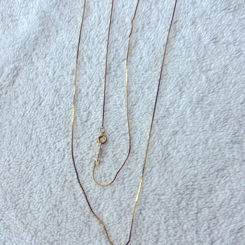 29 inch Napier gold chain.